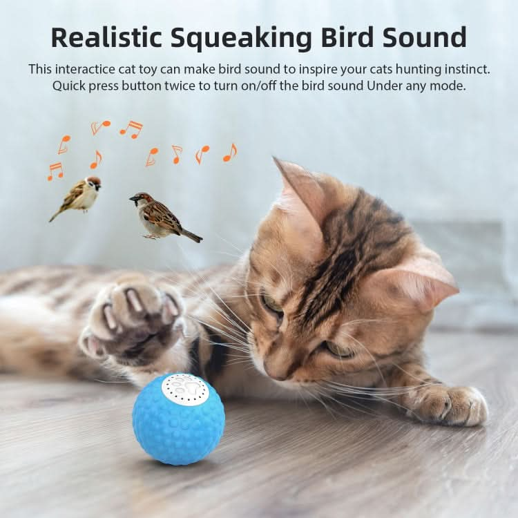 C1 Intelligent Auto Pet Toy Cat Training Luminous Ball, No Remote Control - Reluova