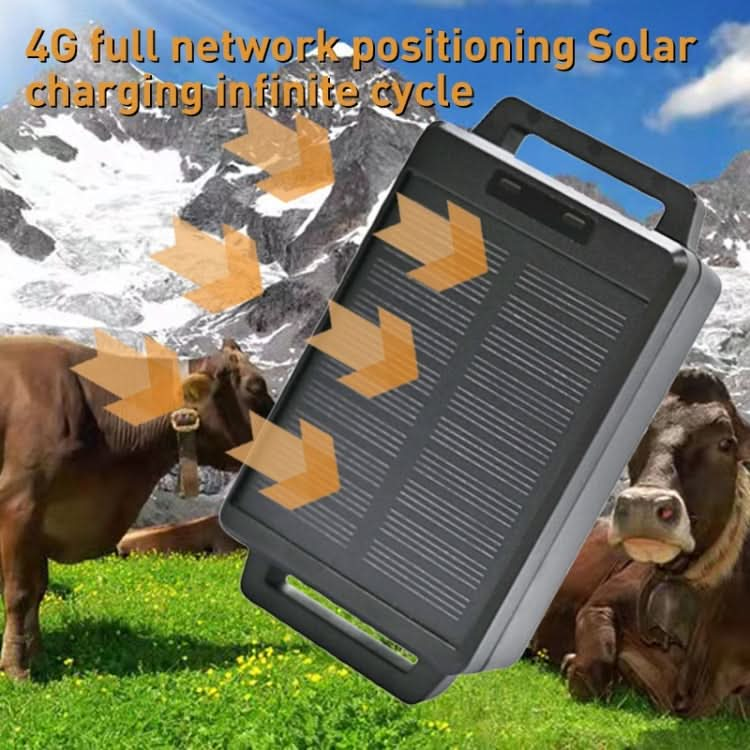 4G Asia Version Intelligent Waterproof GPS Pet Tracker Solar Energy Cattle Sheep Position Locator-Reluova