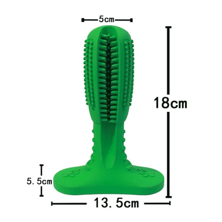 Pet Toothbrush Vocal Cleaning Teeth Molar Rod Dog Toy Supplies, Size: 18x13.5x5.5cm - Reluova