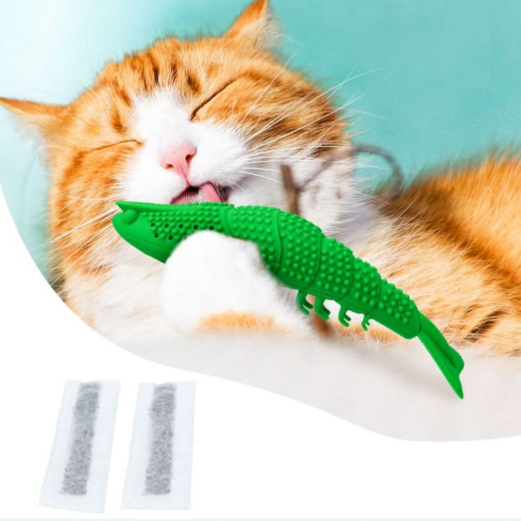 Catnip Fish Bite Teething Stick Funny Cat Toy Pet Toothbrush - Reluova