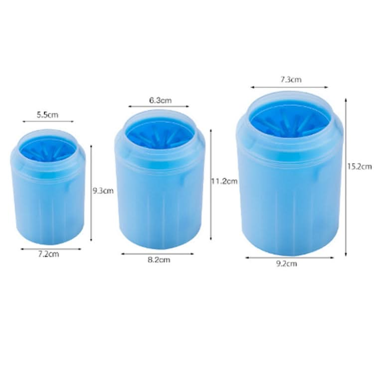 Pet Cat Dog Foot Clean Cup Cleaning Tool Silicone Washing Cup, Size: Middle - Reluova