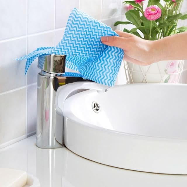 50 Sheets Non-Woven Disposable Washing Towels Dishcloth-Reluova