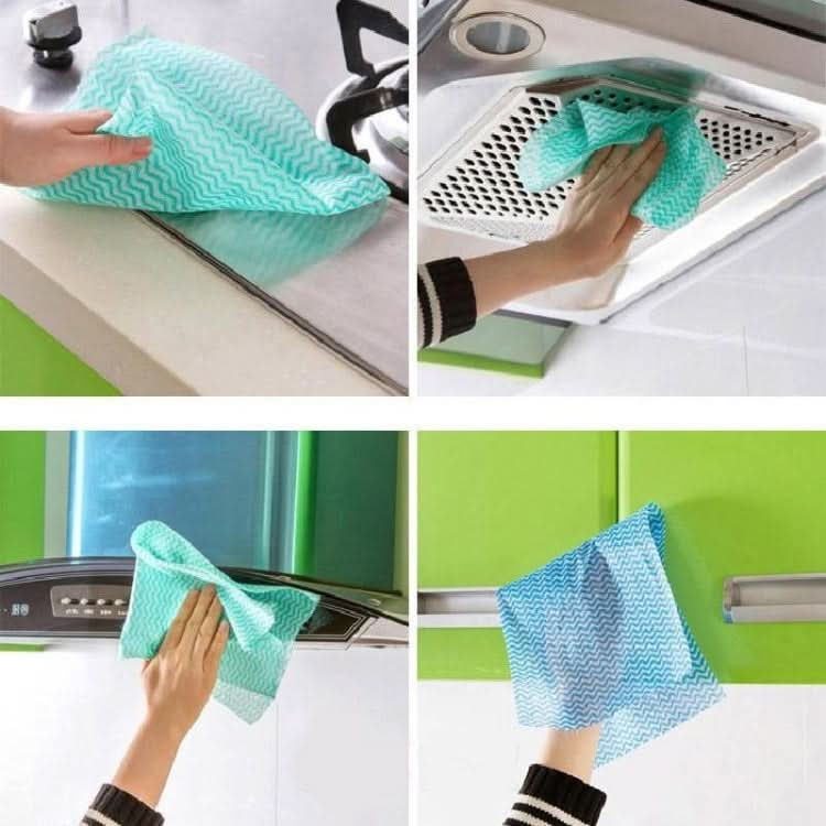 50 Sheets Non-Woven Disposable Washing Towels Dishcloth-Reluova