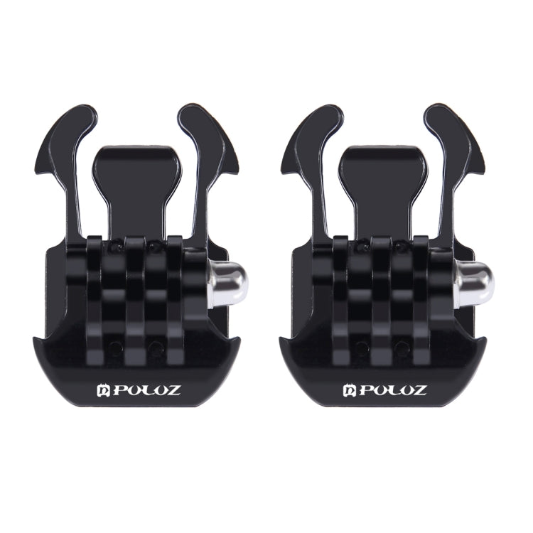 2 PCS PULUZ Horizontal Surface Quick Release Buckle for GoPro Hero12 Black / Hero11 /10 /9 /8 /7 /6 /5, Insta360 Ace / Ace Pro, DJI Osmo Action 4 and Other Action Cameras-Reluova