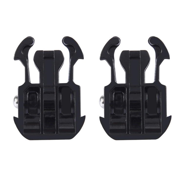 2 PCS PULUZ Horizontal Surface Quick Release Buckle for GoPro Hero12 Black / Hero11 /10 /9 /8 /7 /6 /5, Insta360 Ace / Ace Pro, DJI Osmo Action 4 and Other Action Cameras-Reluova