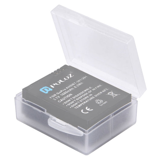 PULUZ Hard Plastic Transparent Battery Storage Box (for GoPro HERO4 Battery)