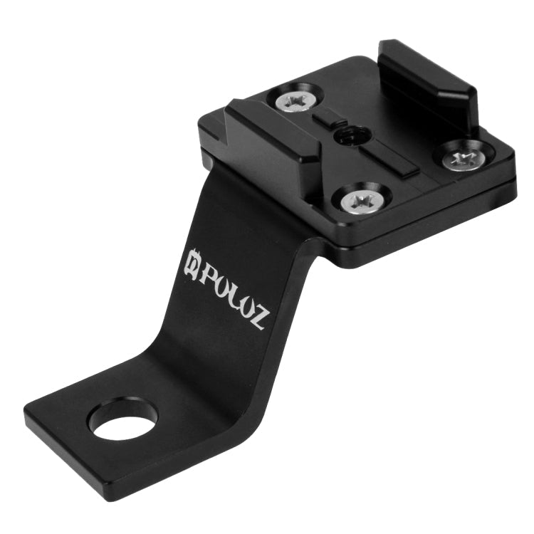 PULUZ Fixed Metal Motorcycle Holder Mount for GoPro Hero12 Black / Hero11 /10 /9 /8 /7 /6 /5, Insta360 Ace / Ace Pro, DJI Osmo Action 4 and Other Action Cameras