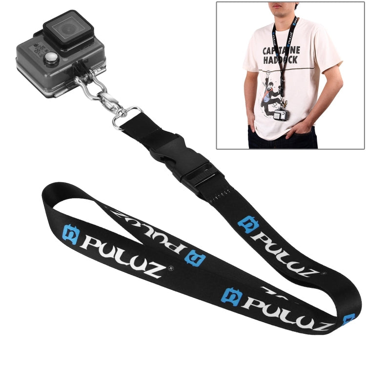 PULUZ 60cm Detachable Long Neck Strap Lanyard Sling GoPro Hero12 Black / Hero11 /10 /9 /8 /7 /6 /5, Insta360 Ace / Ace Pro, DJI Osmo Action 4 and Other Action Cameras My Store