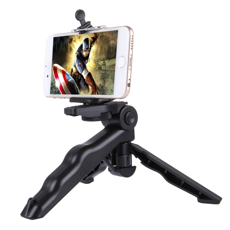 PULUZ Grip Folding Tripod Mount with Adapter & Screws for GoPro Hero11 Black / HERO10 Black / HERO9 Black / HERO8 Black / HERO7 /6 /5 /5 Session /4 Session /4 /3+ /3 /2 /1, Xiaoyi and Other Action Cameras, Load Max: 2kg My Store