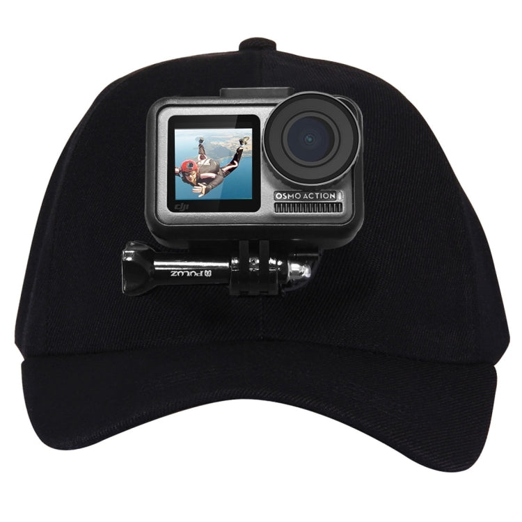 PULUZ Baseball Hat with J-Hook Buckle Mount & Screw for GoPro, DJI OSMO Action and Other Action Cameras My Store