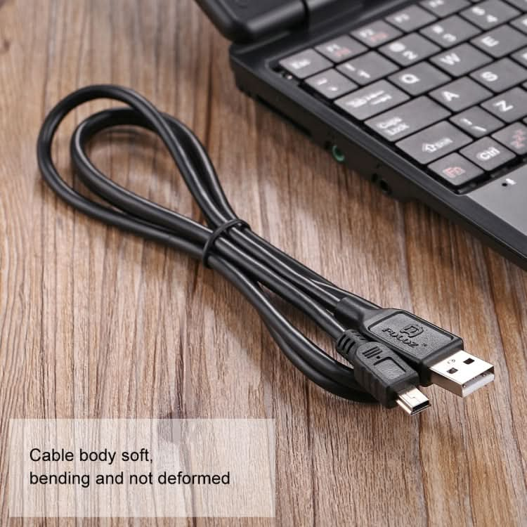 1m Mini 5pin USB Sync Data Charging Cable for Canon EOS 50D / 60D / 70D / 5D2 / 5D3-Reluova