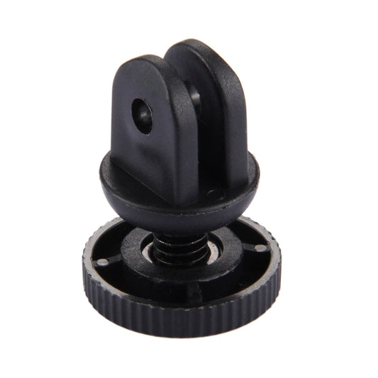 PULUZ Mini Size 1/4 inch Screw Tripod Mount Adapter for for GoPro Hero12 Black / Hero11 /10 /9 /8 /7 /6 /5, Insta360 Ace / Ace Pro, DJI Osmo Action 4 and Other Action Cameras, 3.9mm Diameter Screw Hole, 2.2cm Diameter