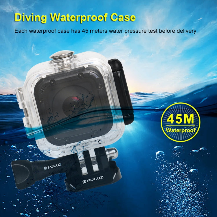 PULUZ 45m Underwater Waterproof Housing Diving Protective Case for GoPro HERO5 Session /HERO4 Session /HERO Session, with Buckle Basic Mount & Screw My Store