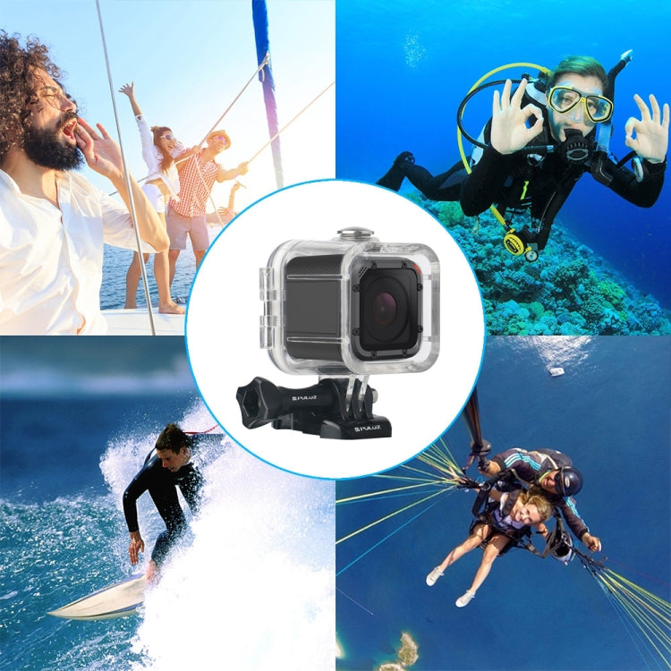 PULUZ 45m Underwater Waterproof Housing Diving Protective Case for GoPro HERO5 Session /HERO4 Session /HERO Session, with Buckle Basic Mount & Screw My Store