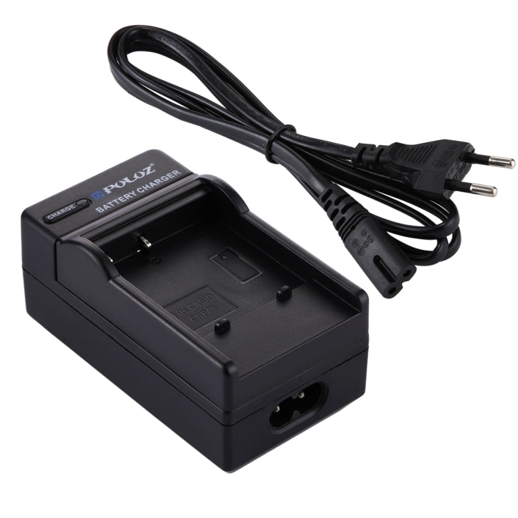 PULUZ EU Plug Battery Charger with Cable for CASIO CNP40 Battery