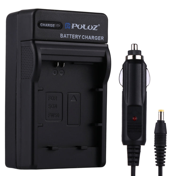 PULUZ Digital Camera Battery Car Charger for Sony NP-FW50 Battery My Store