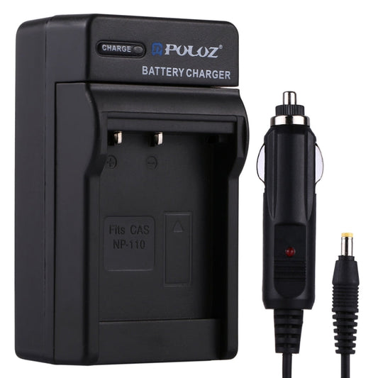 PULUZ Digital Camera Battery Car Charger for Casio NP-110 Battery My Store