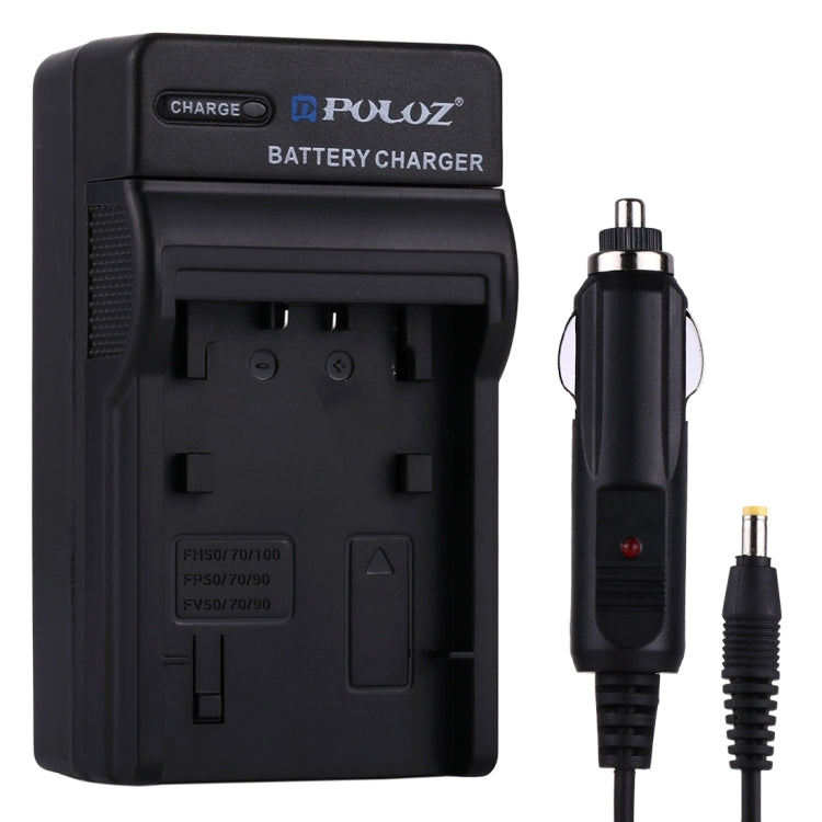 PULUZ Digital Camera Battery Car Charger for Sony NP-FH50 / NP-FH70 / NP-FH100 / NP-FP50 / NP-FP70 / NP-FP90 / NP-FV50 / NP-FV70 / NP-FV90 Battery My Store