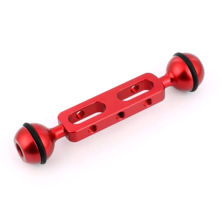 PULUZ 5.1 inch 13cm Aluminum Alloy Dual Balls Arm, Ball Diameter: 25mm