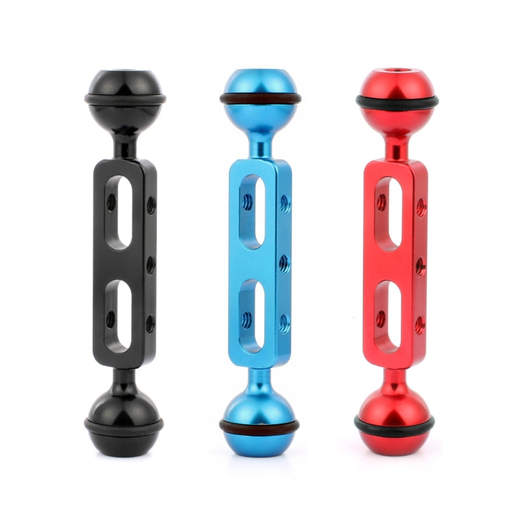 PULUZ 5.1 inch 13cm Aluminum Alloy Dual Balls Arm, Ball Diameter: 25mm My Store