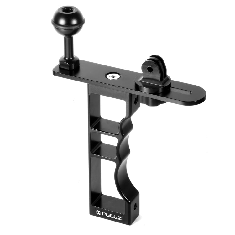 PULUZ CNC Aluminum Single Hand Diving Photography Bracket Handheld Holder, Compatible with DJI Osmo Action, GoPro NEW HERO /HERO7 /6 /5 /5 Session /4 Session /4 /3+ /3 /2 /1, Xiaoyi and Other Action Cameras, DSLR Cameras My Store