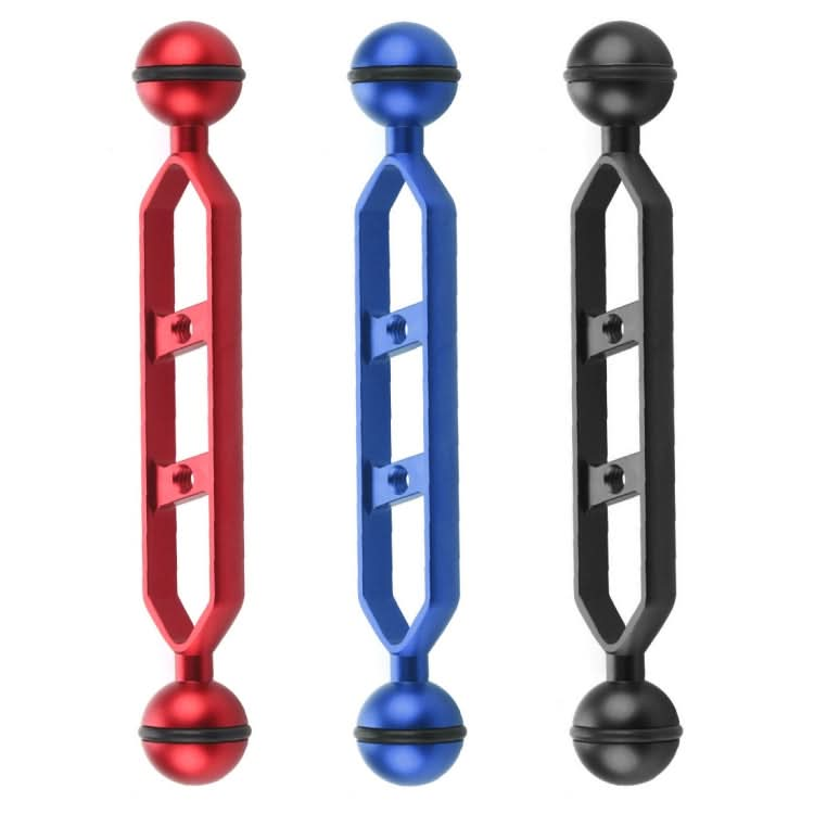 PULUZ 7.0 inch 17.7cm Aluminum Alloy Dual Balls Arm, Ball Diameter: 25mm My Store