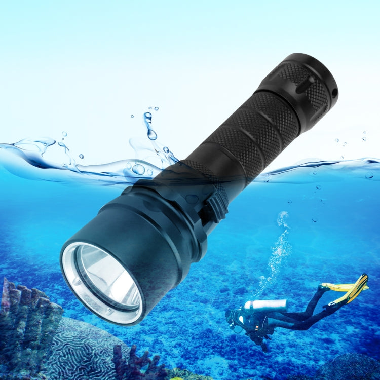 PULUZ 1000LM Aluminum Alloy 50m Depth Diving LED Flashlight Cold White Light Torch Light My Store