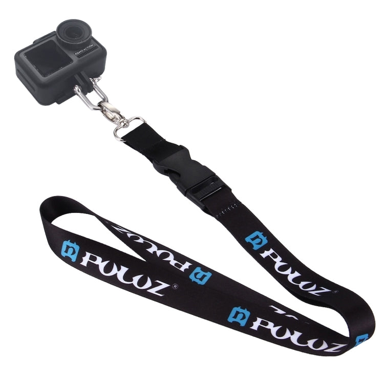 PULUZ 60cm Detachable Long Neck Strap Lanyard Sling with 1/4 inch Screw GoPro Hero12 Black / Hero11 /10 /9 /8 /7 /6 /5, Insta360 Ace / Ace Pro, DJI Osmo Action 4 and Other Action Cameras