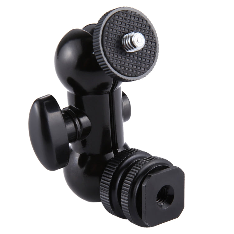 PULUZ Flash Hot Shoe Swivel Ball Head 1/4 inch Tripod Screw Magic Arm with Lock My Store