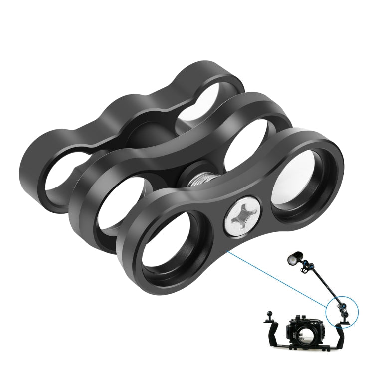 PULUZ Dual Aluminum Alloy Clamp for Underwater Arm System My Store