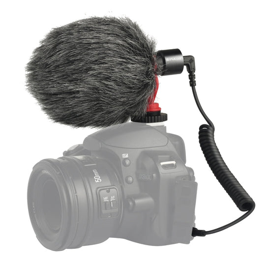 PULUZ Professional Interview Condenser Video Shotgun Microphone with 3.5mm Audio Cable for DSLR & DV Camcorder My Store