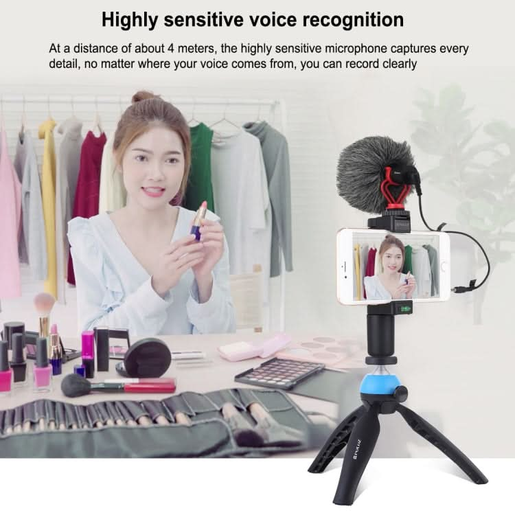 PULUZ Professional Interview Condenser Video Shotgun Microphone with 3.5mm Audio Cable for DSLR & DV Camcorder My Store