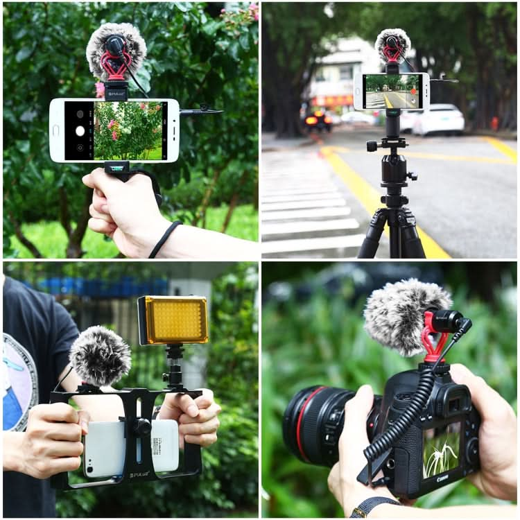 PULUZ Professional Interview Condenser Video Shotgun Microphone with 3.5mm Audio Cable for DSLR & DV Camcorder My Store