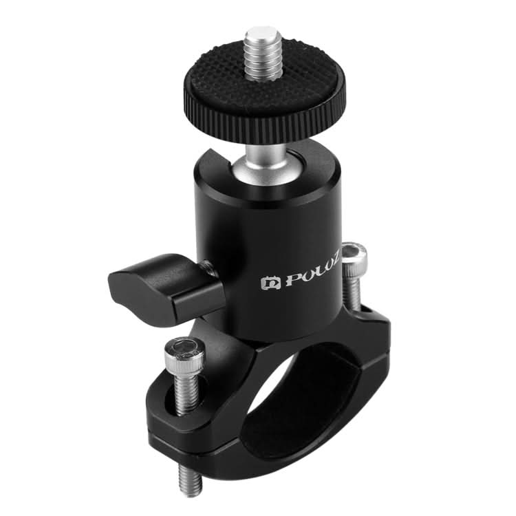 PULUZ Bike Aluminum Handlebar Tripod Ball Head Adapter Mount for GoPro HERO10 Black / HERO9 Black / HERO8 Black /7 /6 /5 /5 Session /4 Session /4 /3+ /3 /2 /1, DJI Osmo Action, Xiaoyi and Other Action Cameras My Store