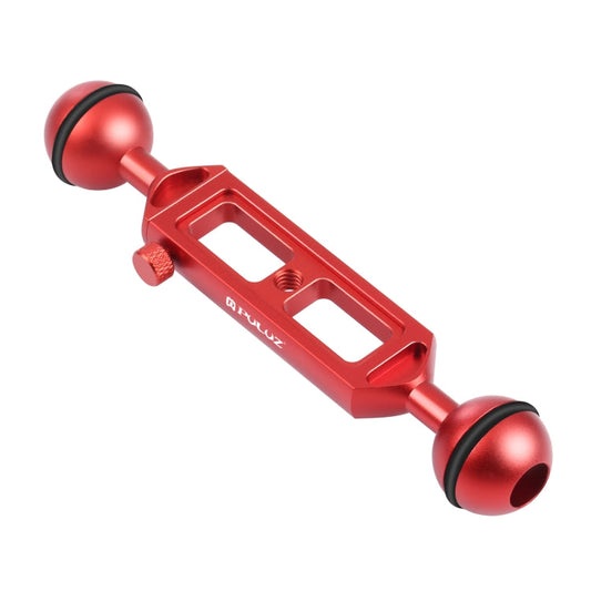 PULUZ 7.9 inch 20cm Adjustable Aluminum Alloy Dual Balls Arm with 1/4 Thread, Ball Diameter: 25mm My Store