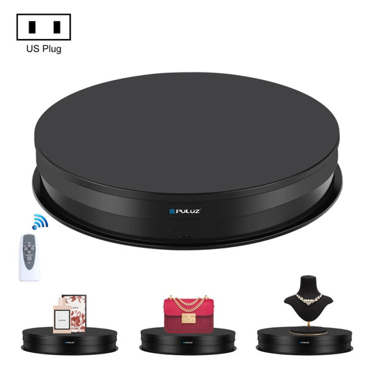 PULUZ 30cm Adjusting Speed Rotating Turntable Display Stand, Load 10-15kg, US Plug My Store