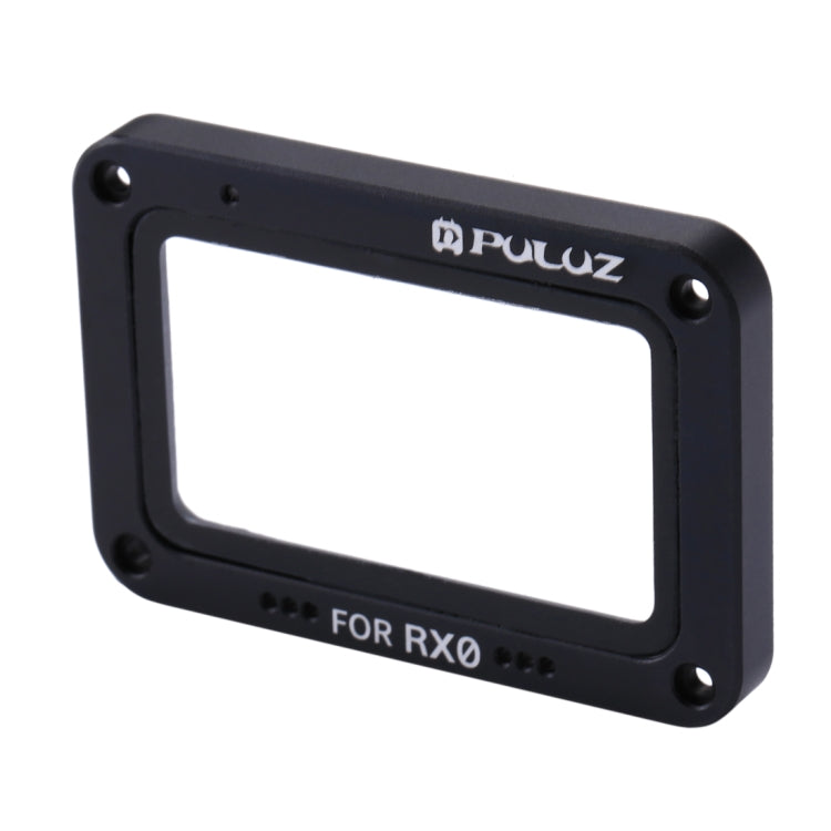 PULUZ Aluminum Alloy Flame + Tempered Glass Lens Protector for Sony RX0 / RX0 II, with Screws and Screwdrivers My Store