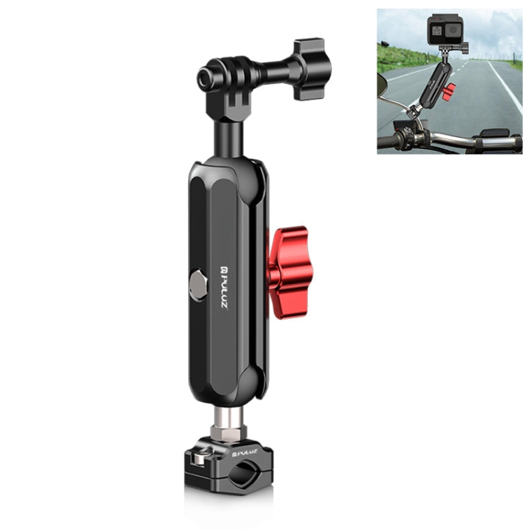 PULUZ Motorcycle Rearview Small Clamp Magic Arm Rod Mount My Store