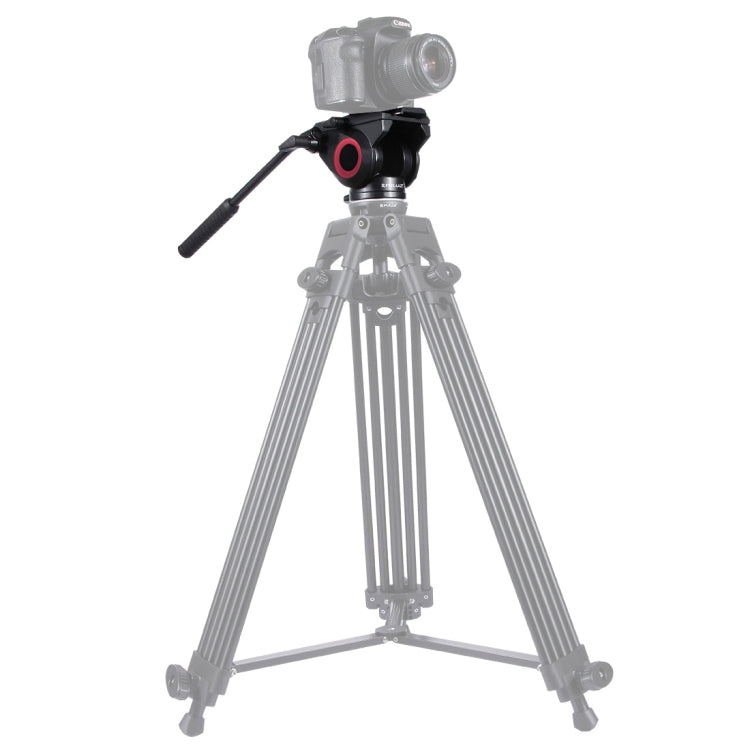 PULUZ  Heavy Duty Video Camera Tripod Action Fluid Drag Head with Sliding Plate for DSLR & SLR Cameras, Large Size