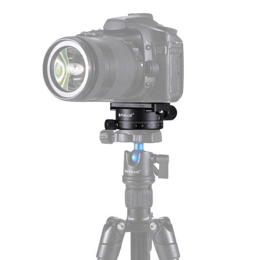 PULUZ Aluminum Alloy 360 Degree Rotation Panorama Ball Head with Quick Release Plate for Camera Tripod Head My Store