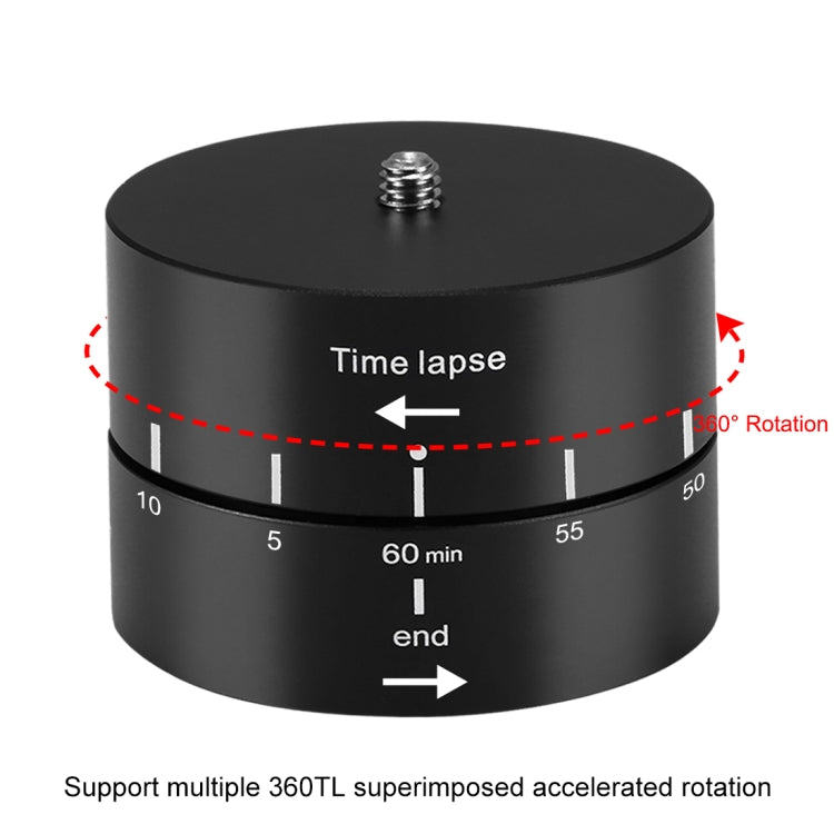 PULUZ 360 Degrees Panning Rotation 60 Minutes Time Lapse Stabilizer Tripod Head Adapter for GoPro HERO12 Black /11 Black /10 Black / 9 Black /8 Black / HERO7 /6 /5 /5 Session /4 Session /4 /3+ /3 /2 /1, Xiaoyi and Other Action Cameras My Store