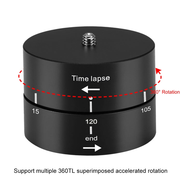 PULUZ 360 Degrees Panning Rotation 120 Minutes Time Lapse Stabilizer Tripod Head Adapter for GoPro HERO12 Black /11 Black /10 Black / 9 Black /8 Black / HERO7 /6 /5 /5 Session /4 Session /4 /3+ /3 /2 /1, Xiaoyi and Other Action Cameras My Store