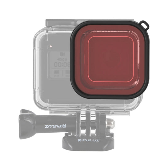 PULUZ Square Housing Diving Color Lens Filter for GoPro HERO8 Black