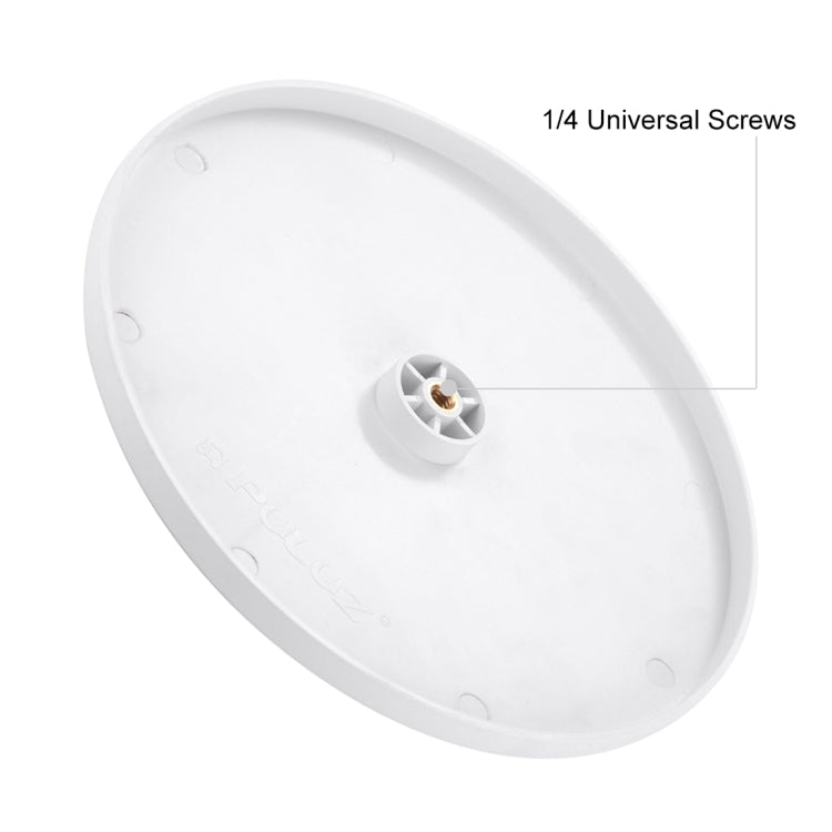 PULUZ 1/4 Screw interface Round Tray(Diameter: 18cm/7inch) My Store