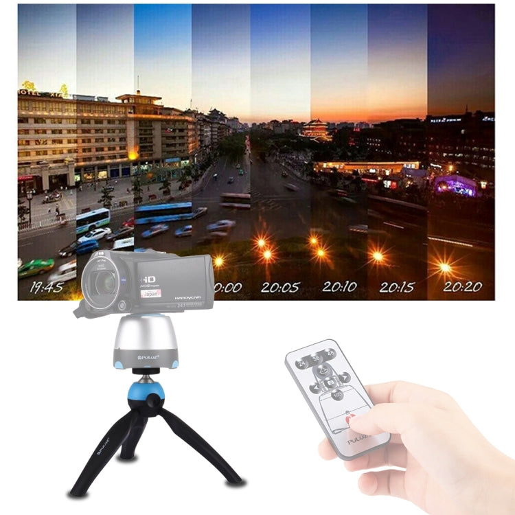 PULUZ Pocket Mini Tripod Mount with 360 Degree Ball Head & Phone Clamp for Smartphones My Store