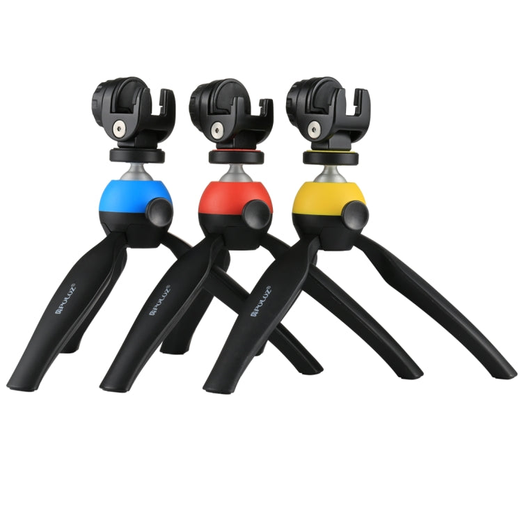 PULUZ Pocket Mini Tripod Mount with 360 Degree Ball Head & Phone Clamp for Smartphones