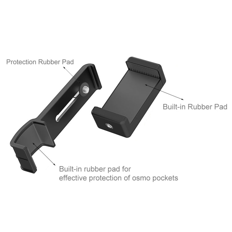 PULUZ Smartphone Fixing Clamp 1/4 inch Holder Mount Bracket for DJI OSMO Pocket / Pocket 2 My Store