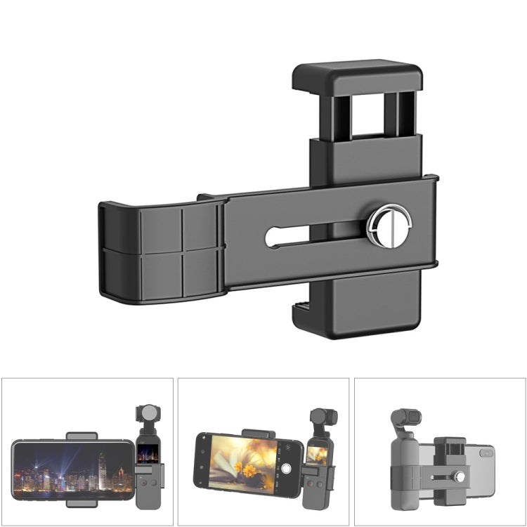 PULUZ Smartphone Fixing Clamp 1/4 inch Holder Mount Bracket for DJI OSMO Pocket / Pocket 2 My Store