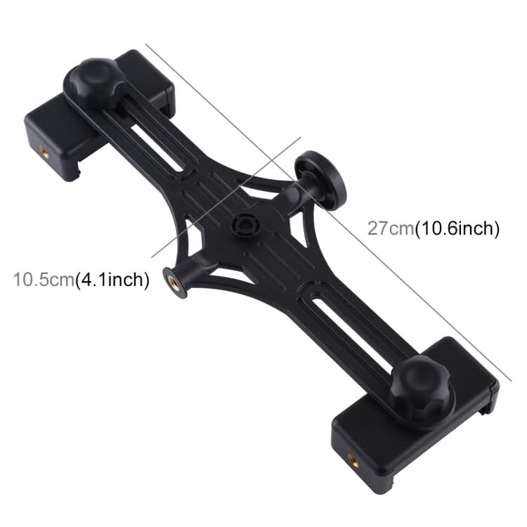 PULUZ Live Broadcast Dual Phone Brackets Horizontal Holder for iPhone, Galaxy, Huawei, Xiaomi, Sony and Other Smart Phones My Store