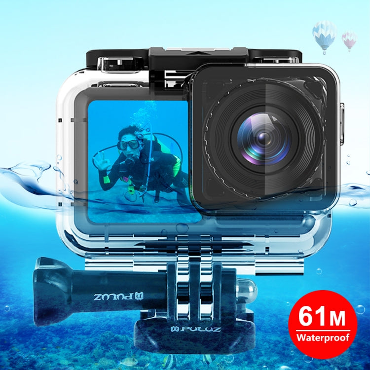 PULUZ 61m Underwater Waterproof Housing Diving Case for DJI Osmo Action, with Buckle Basic Mount & Screw My Store